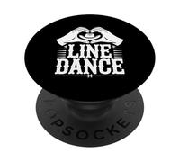 Amour Line Dance Main Cœur Danse Country PopSockets PopGrip Adhésif