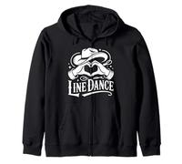 Amour Line Dance Main Cœur Danse Country Sweat à Capuche