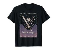 Amour + Magie dans Les Nuages et Les Runes T-Shirt