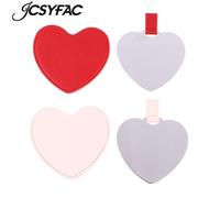 Amour Miroir De Maquillage En Acier Inoxydable Ultra-Mince Vanité De Maquillage Miroir De Poche De Maquillage Miroir Compact Pliable Poche Miroirs De Maquillage