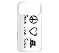 Amour Natation Routine Entraîneur 'équipe de Natation Coque pour iPhone 17 Pro Max