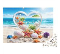 Amour océan Puzzle 1000 Pièces Adultes intéressant Puzzles 1000 Pièce Durable Jeux De Puzzle Décor À La Maison 38x26cm/1000pcs