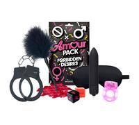 Amour Pack Forbidden Desires - coffret débutant avec vibromasseur - 7 pièces