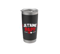 Amour Papy enfant Je t'aime Papy Gobelet isotherme en acier inoxydable double paroi