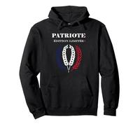 Amour Patrie Drapeau français Patriotisme France Patriote Sweat à Capuche