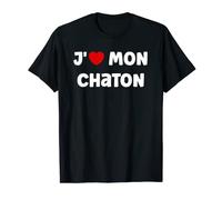 Amour petit chat humour J'aime mon chaton T-Shirt