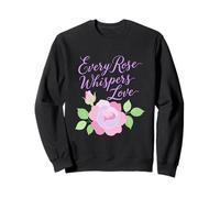 Amour Poésie Floral Romance Soulmate Nature Esthétique Sweatshirt