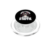 Amour pour Mon Staffie Chien Mignon Coeur PopSockets PopGrip pour MagSafe