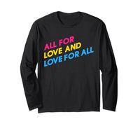 Amour pour Tous Les pansexuels Manche Longue
