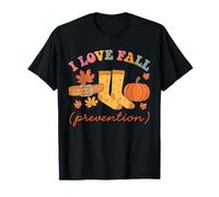 Amour Prévention des Chutes Soins Infirmiers Physiothérapie Thanksgiving T-Shirt