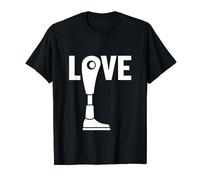 Amour Prothèse de Jambes Artificielles Pied Utilisateur Jambe Prothèse T-Shirt