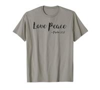 Amour Psaume Psaume Salut Écriture Bible Verse chrétien T-Shirt