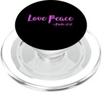 Amour Psaume Psaume Salut Écriture Bible Verse paisible PopSockets PopGrip pour MagSafe