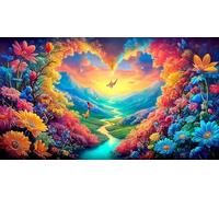 Amour Puzzle 1000 pièces Educa Jeu D'Intelligence Décoration Intérieure Jeu éducatif Challenge Toy pour Adultes et Enfants à partir de 14 Ans 38x26cm/1000pcs