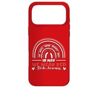 Amour, Respect, Courage, solidarité, sécurité, Sensibilisation aux Accidents vasculaires cérébraux Coque pour iPhone 17 Pro Max