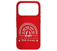 Amour, Respect, Courage, solidarité, sécurité, Sensibilisation aux Accidents vasculaires cérébraux Coque pour iPhone 17 Pro