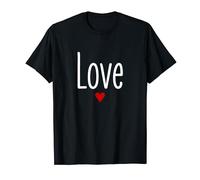 Amour, romantique, couple assorti, Saint-Valentin, cœur, écrit T-Shirt