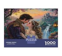 Amour Romantique dans Un château 1000 Pièces Pack Puzzle Puzzle Classique Carton Épais - Ados 12-18 Ans, Logique, pour Les Amateurs De Puzzles 52x38cm/1000pcs