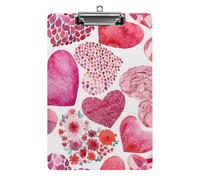 Amour Rose Presse-Papiers Avec Pince A4 Porte-Formulaires Clipboard Pour Papier Documents
