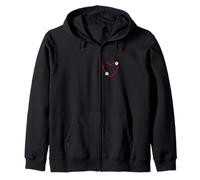 Amour rouge ? C'est un sujet délicat... Graphisme rouge Sweat à Capuche