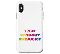 Amour sans préjugés, égalité, amour vivant, éducation, écoute Coque pour iPhone X/XS