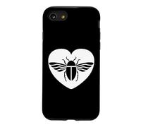 Amour Scarabée Insecte Simple Minimaliste Scarabées Coque pour iPhone SE (2020) / 7/8