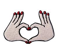 Amour Sign Main Symbol Écusson brodé Iron on Sew on Patch