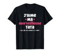 Amour super tata humour J'aime ma tata T-Shirt