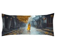 Amour Taie de Traversin 30 x 90 cm Blanc Taie Oreiller Protege Oreiller Corps, Coussin de Grossesse et Maternité XXL, Dormeur Latéral Lit Décoration, pour taies d'oreiller d'été Kl-1