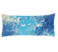 Amour Taie de Traversin 30 x 90 cm Blanc Taie Oreiller Protege Oreiller Corps, Coussin de Grossesse et Maternité XXL, Dormeur Latéral Lit Décoration, pour taies d'oreiller d'été Kl-1