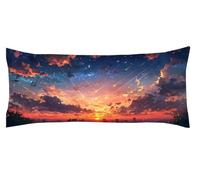 Amour Taie de Traversin 30 x 90 cm Blanc Taie Oreiller Protege Oreiller Corps, Coussin de Grossesse et Maternité XXL, Dormeur Latéral Lit Décoration, pour taies d'oreiller d'été Kl-1