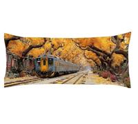 Amour Taie de Traversin 30 x 90 cm Blanc Taie Oreiller Protege Oreiller Corps, Coussin de Grossesse et Maternité XXL, Dormeur Latéral Lit Décoration, pour taies d'oreiller d'été Kl-1
