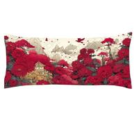 Amour Taie de Traversin 30 x 90 cm Blanc Taie Oreiller Protege Oreiller Corps, Coussin de Grossesse et Maternité XXL, Dormeur Latéral Lit Décoration, pour taies d'oreiller d'été Kl-1