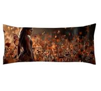 Amour Taie de Traversin 30 x 90 cm Blanc Taie Oreiller Protege Oreiller Corps, Coussin de Grossesse et Maternité XXL, Dormeur Latéral Lit Décoration, pour taies d'oreiller d'été Kl-1