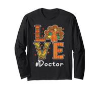 Amour Thanksgiving Docteur Léopard Turquie Automne Automne Manche Longue