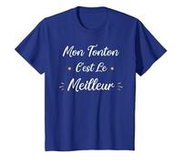 Amour Tonton Enfant Humour Mon Tonton est Le Meilleur T-Shirt, Enfant, Bleu Royal, 2 Ans