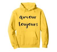 Amour Toujours - Love Always en écriture française - Sweat à Capuche