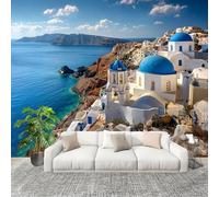 Amour Vue Sur La Mer Papier Peint Intissé Fresque Murale 350x256 cm Paysage Naturel Poster Murale Photo pour Salon, Chambre, Salle à Manger, Effaçable Papier Peint Panoramique