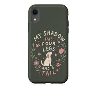 Amoureuse de Chiens drôle, Mon Ombre a Quatre Pattes et Une Queue Coque pour iPhone XR