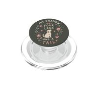 Amoureuse de Chiens drôle, Mon Ombre a Quatre Pattes et Une Queue PopSockets PopGrip pour MagSafe