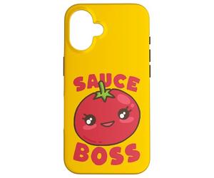 Amoureux Amateur de Cuisine aux tomates Sauce Boss Coque pour iPhone 16