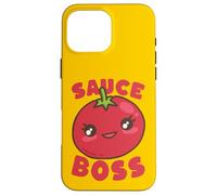 Amoureux Amateur de Cuisine aux tomates Sauce Boss Coque pour iPhone 16 Pro Max