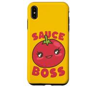 Amoureux Amateur de Cuisine aux tomates Sauce Boss Coque pour iPhone XS Max