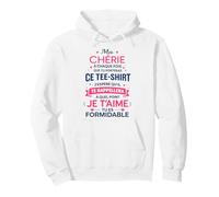 Amoureux Amour Couple Ma Chérie Je t'aime Tu ES Formidable Sweat à Capuche
