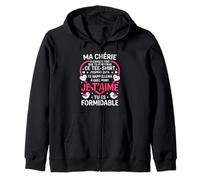 Amoureux Amour Couple Tu ES Formidable Ma Chérie Je t'aime Sweat à Capuche