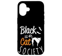 Amoureux amoureux des chats d'Halloween - Funny Black Cat Society, maman et père Coque pour iPhone 16