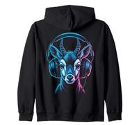 Amoureux Antilopes Illustration Art Portrait Visage Antilope Sweat à Capuche