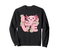 Amoureux d'animaux Aquatiques drôles et Mignons Axolotl Amour Heureux amphibien Sweatshirt