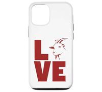 Amoureux de chèvre, Fermier et Animal de Ferme Maman et Papa Coque pour iPhone 12/12 Pro