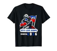 Amoureux de Football haïtien haïtien Ayiti Pride Heritage T-Shirt